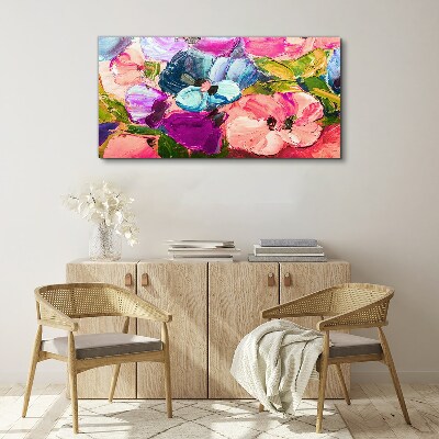 Foto auf leinwand Ein florales Farbenmeer