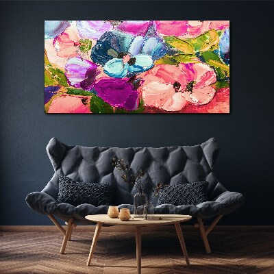 Foto auf leinwand Ein florales Farbenmeer