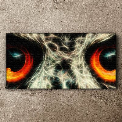 Bild auf leinwand Augen aus Feuer und Geheimnis