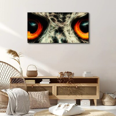 Bild auf leinwand Augen aus Feuer und Geheimnis