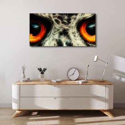 Bild auf leinwand Augen aus Feuer und Geheimnis