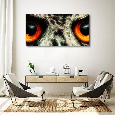 Bild auf leinwand Augen aus Feuer und Geheimnis