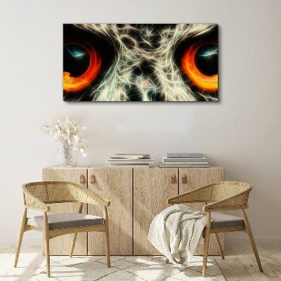 Bild auf leinwand Augen aus Feuer und Geheimnis