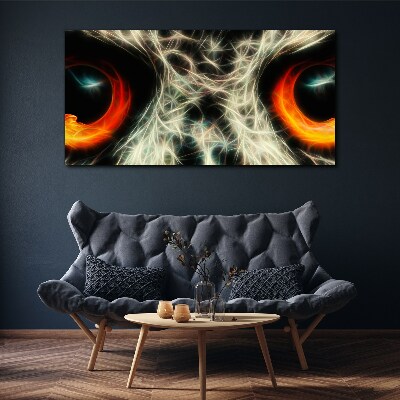 Bild auf leinwand Augen aus Feuer und Geheimnis