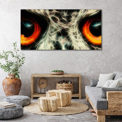 Bild auf leinwand Augen aus Feuer und Geheimnis