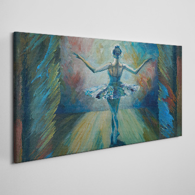 Foto auf leinwand Tänzerin in einem Balletttanz
