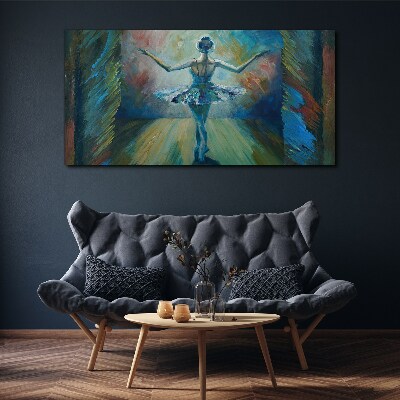 Foto auf leinwand Tänzerin in einem Balletttanz
