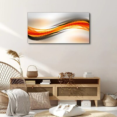 Bild auf leinwand Dynamische Farbwellen