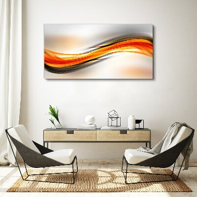 Bild auf leinwand Dynamische Farbwellen