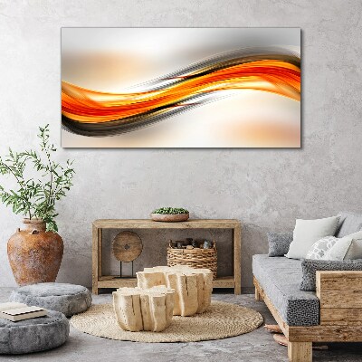 Bild auf leinwand Dynamische Farbwellen