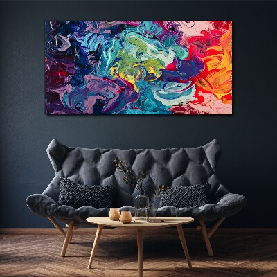 Foto auf leinwand Ein bunter Wirbelwind der Gefühle