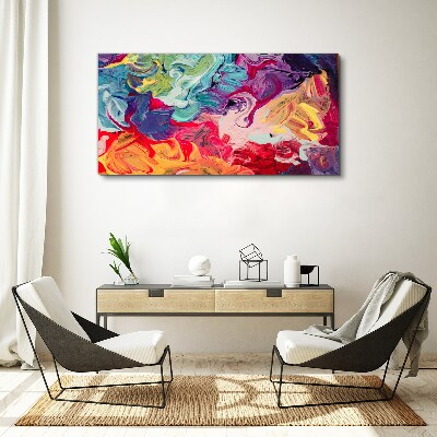 Bild auf leinwand Ein bunter Wirbelwind der Gefühle
