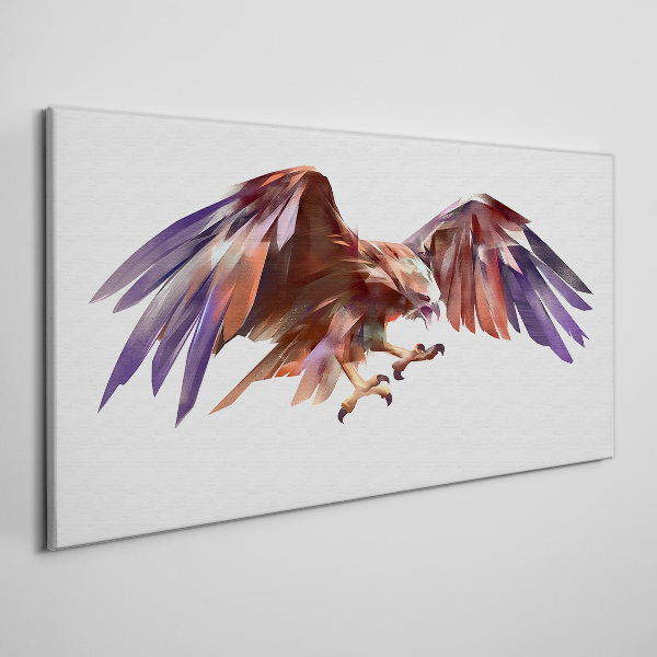 Foto auf leinwand Dynamischer Flug des Adlers