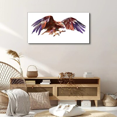 Foto auf leinwand Dynamischer Flug des Adlers