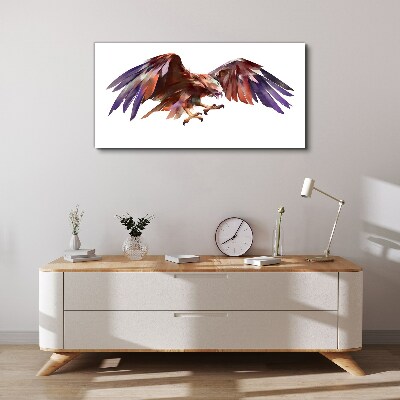 Foto auf leinwand Dynamischer Flug des Adlers