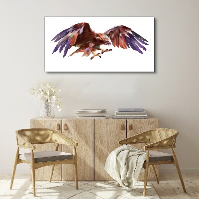 Foto auf leinwand Dynamischer Flug des Adlers