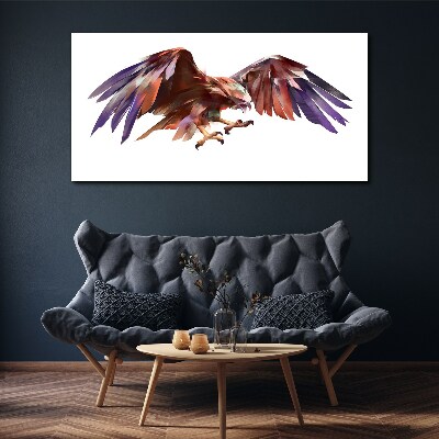 Foto auf leinwand Dynamischer Flug des Adlers