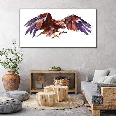 Foto auf leinwand Dynamischer Flug des Adlers