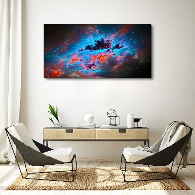 Foto auf leinwand Kosmischer Tanz der Farben
