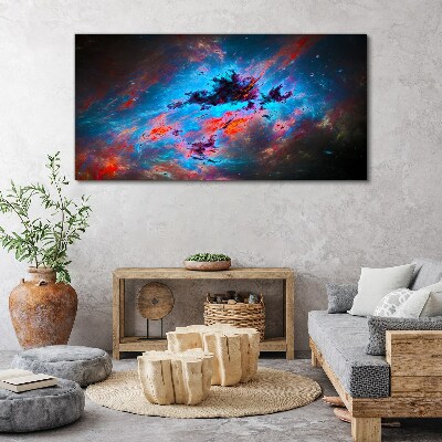 Foto auf leinwand Kosmischer Tanz der Farben