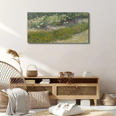 Foto auf leinwand Blumen im Gras