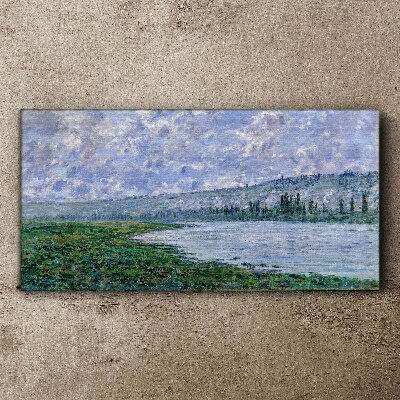 Foto auf leinwand Die Seine bei Vétheuil Monet
