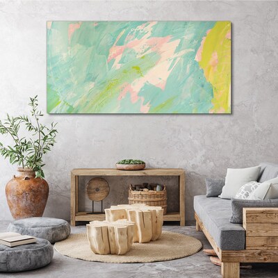 Bild auf leinwand Abstrakte Komposition in Pastellfarben