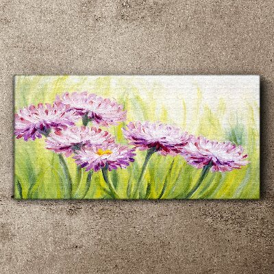 Foto auf leinwand Blumen auf einer Frühlingswiese