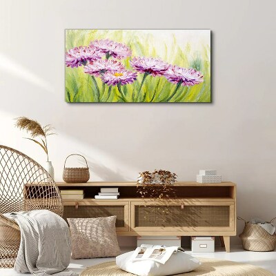 Foto auf leinwand Blumen auf einer Frühlingswiese