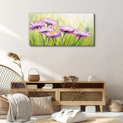 Foto auf leinwand Blumen Pflanzen Gras