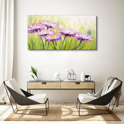 Foto auf leinwand Blumen auf einer Frühlingswiese