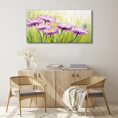 Foto auf leinwand Blumen auf einer Frühlingswiese
