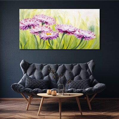 Foto auf leinwand Blumen auf einer Frühlingswiese