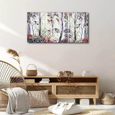 Bild auf leinwand Waldnebel