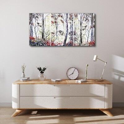 Bild auf leinwand Waldnebel