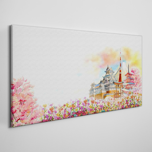 Foto auf leinwand Japanische Frühlingslandschaft