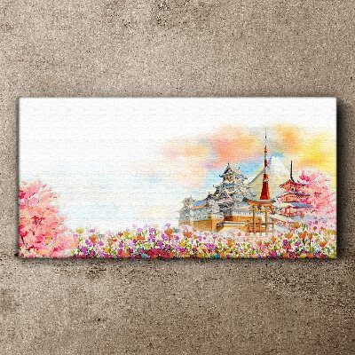 Foto auf leinwand Japanische Frühlingslandschaft