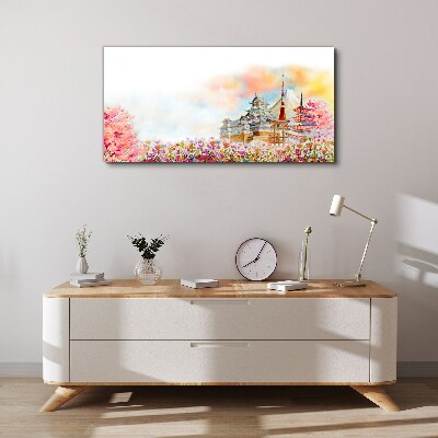 Foto auf leinwand Japanische Frühlingslandschaft