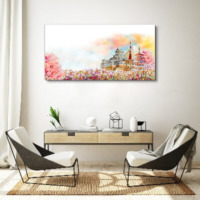 Foto auf leinwand Japanische Frühlingslandschaft
