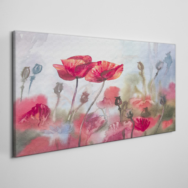 Foto auf leinwand Blumenträume in Pastelltönen