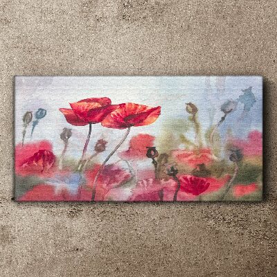 Foto auf leinwand Blumenträume in Pastelltönen