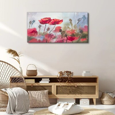 Foto auf leinwand Blumenträume in Pastelltönen