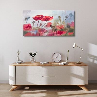 Foto auf leinwand Blumenträume in Pastelltönen
