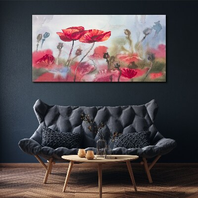 Foto auf leinwand Blumenträume in Pastelltönen