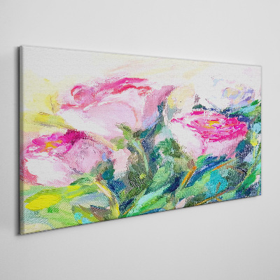 Foto auf leinwand Blumenarrangement in Pastelltönen