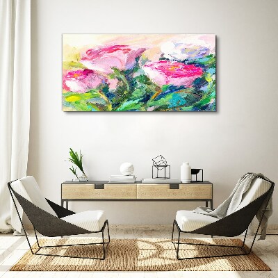 Foto auf leinwand Blumenarrangement in Pastelltönen