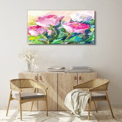 Foto auf leinwand Blumenarrangement in Pastelltönen