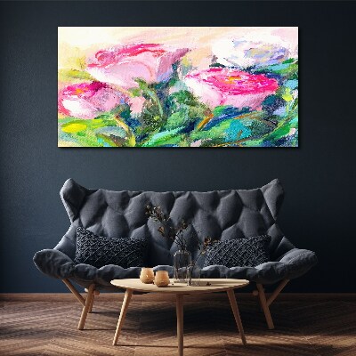 Foto auf leinwand Blumenarrangement in Pastelltönen