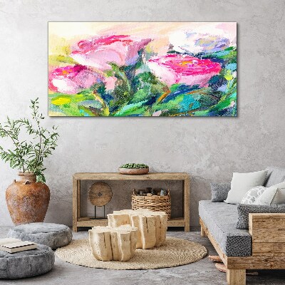 Foto auf leinwand Blumenarrangement in Pastelltönen
