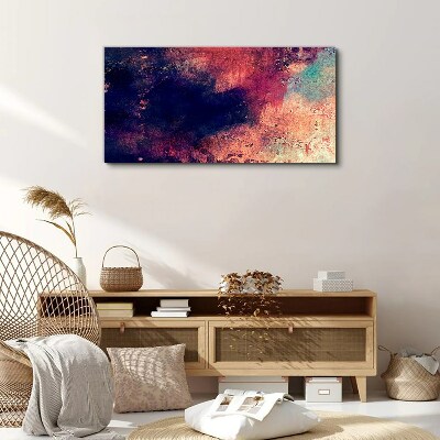Foto auf leinwand Abstrakte Farblandschaft